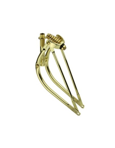20 Lowrider Bent Spring Fork 1 Inch Gold.